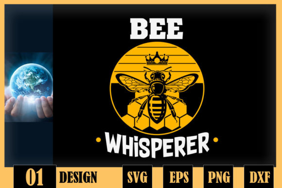 Bee Whisperer Beekeeper Save the Bees Graphics for Crafts