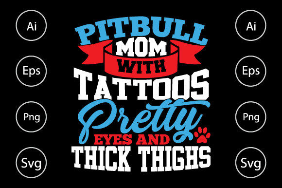 Pitbull Mom, Mother s Day Design: A Practical Graphics Review for Crafts