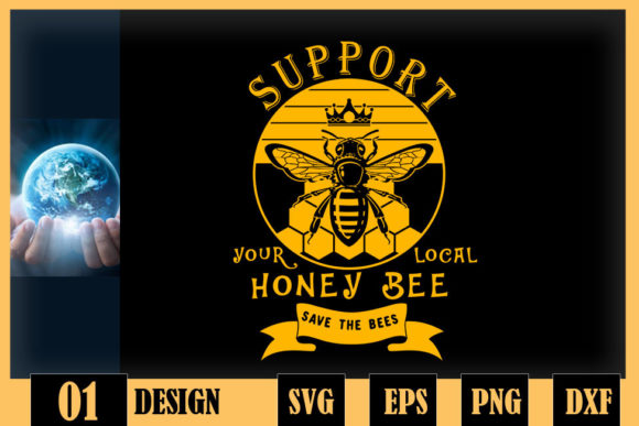Retro Beekeeper Vintage Save the Bees Graphics and Crafts